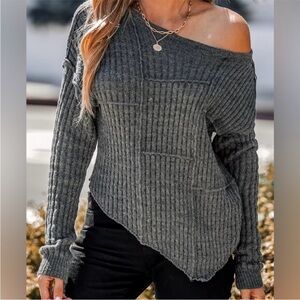 Cupshe off the shoulder sweater Size XL new with tags